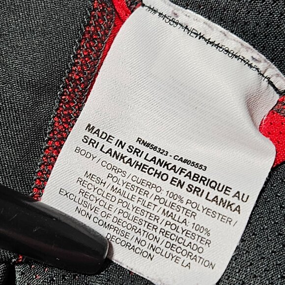 Nike Pro Combat Dri Fit Long Sleeve Shirt Mens Size XXL Red Black Athletic Wear - Picture 7 of 7